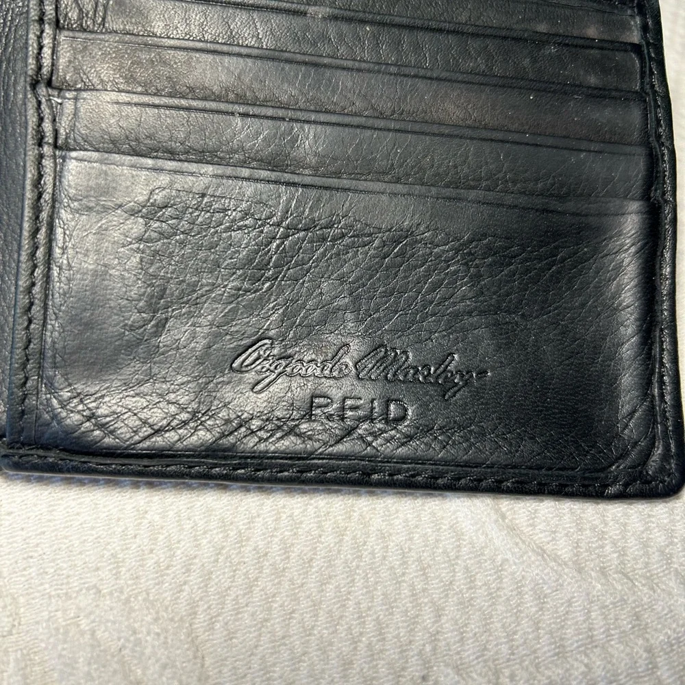 Osgood Marley mini Black Leather RFID Wallet